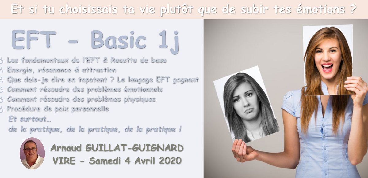 Formation EFT Basic 1 Samedi 4 Avril 2020 Saint Lô Manche Caen Vire Calvados